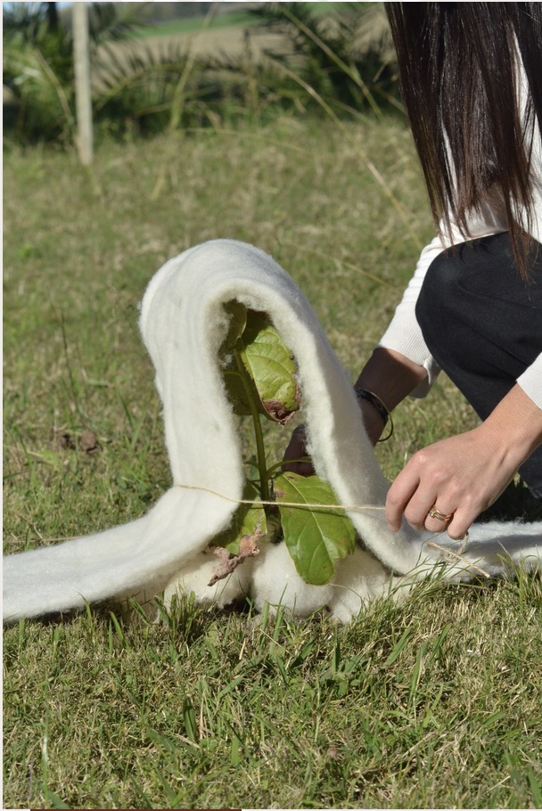Mantas protectoras vegetales de lana Fertilana