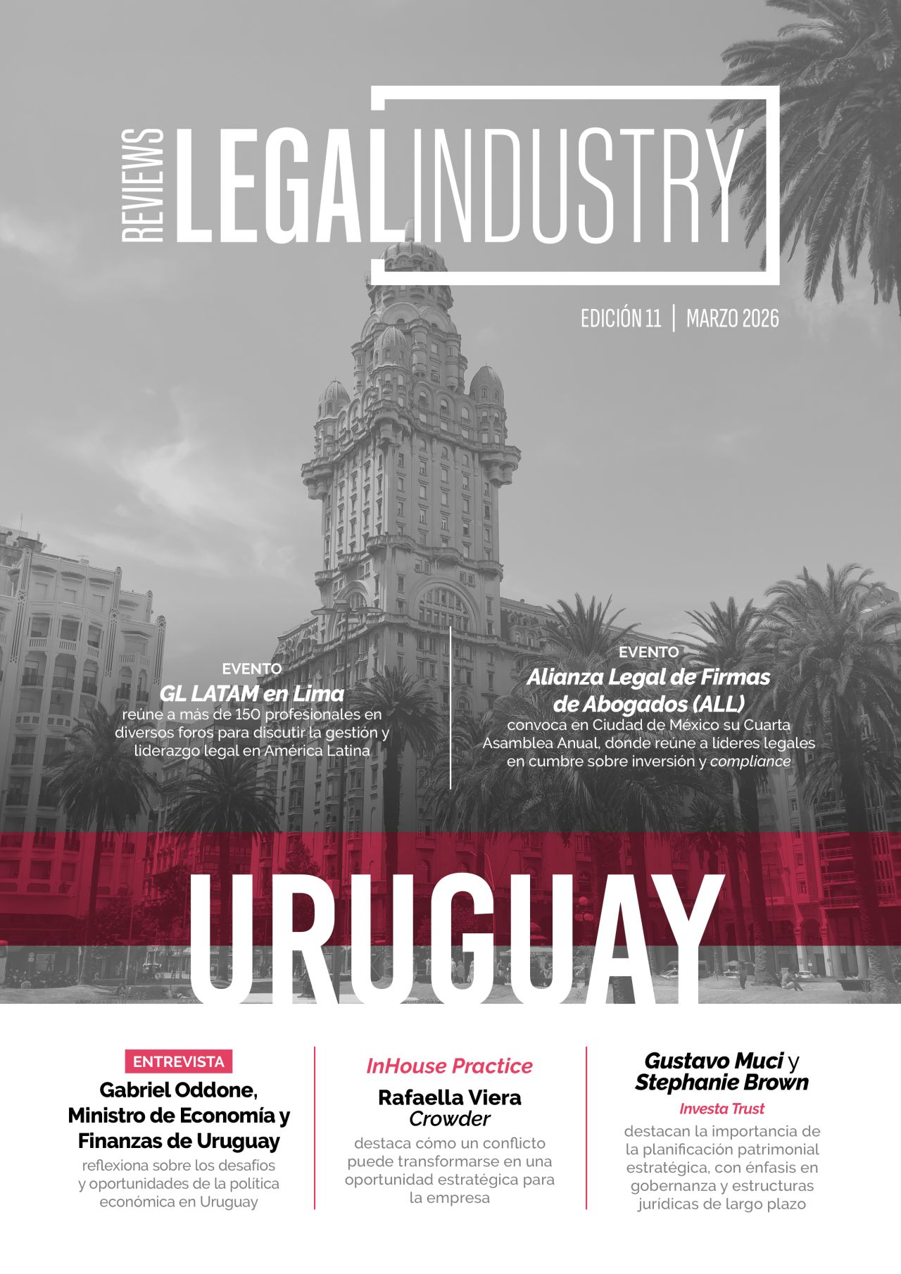 Agrolegal recomendada como firma referente en Agricultural Law en Uruguay por The Legal Industry Reviews.