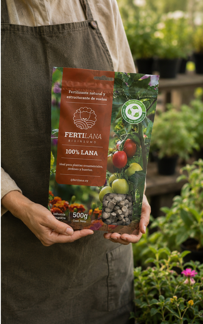 Fertilizante  natural - Pellets de lana Fertilana, fertilizante natural y repelente orgánico