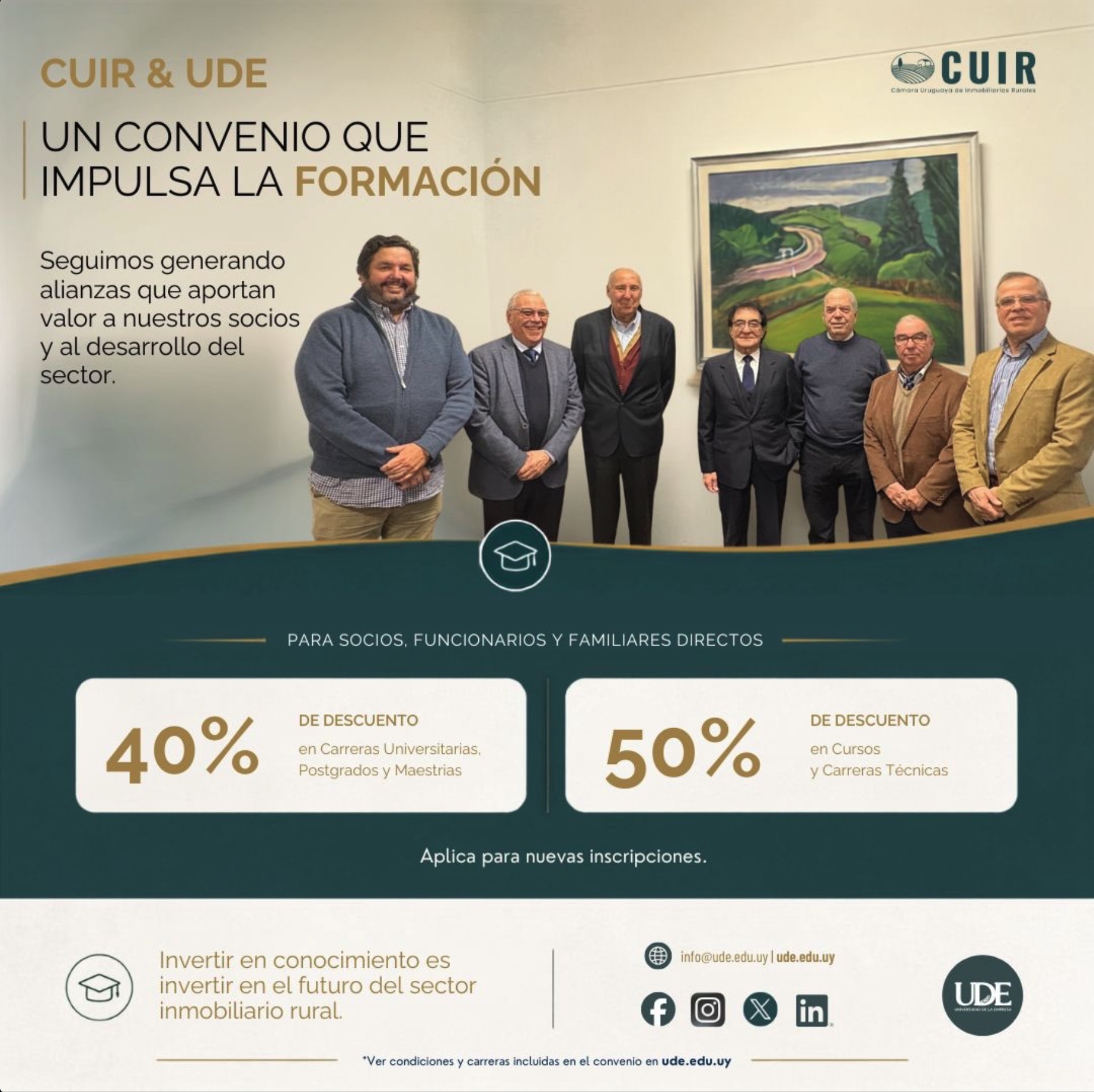 Un convenio que impulsa la formación